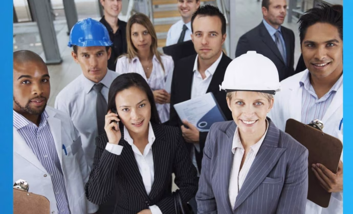 Persons working in different professions