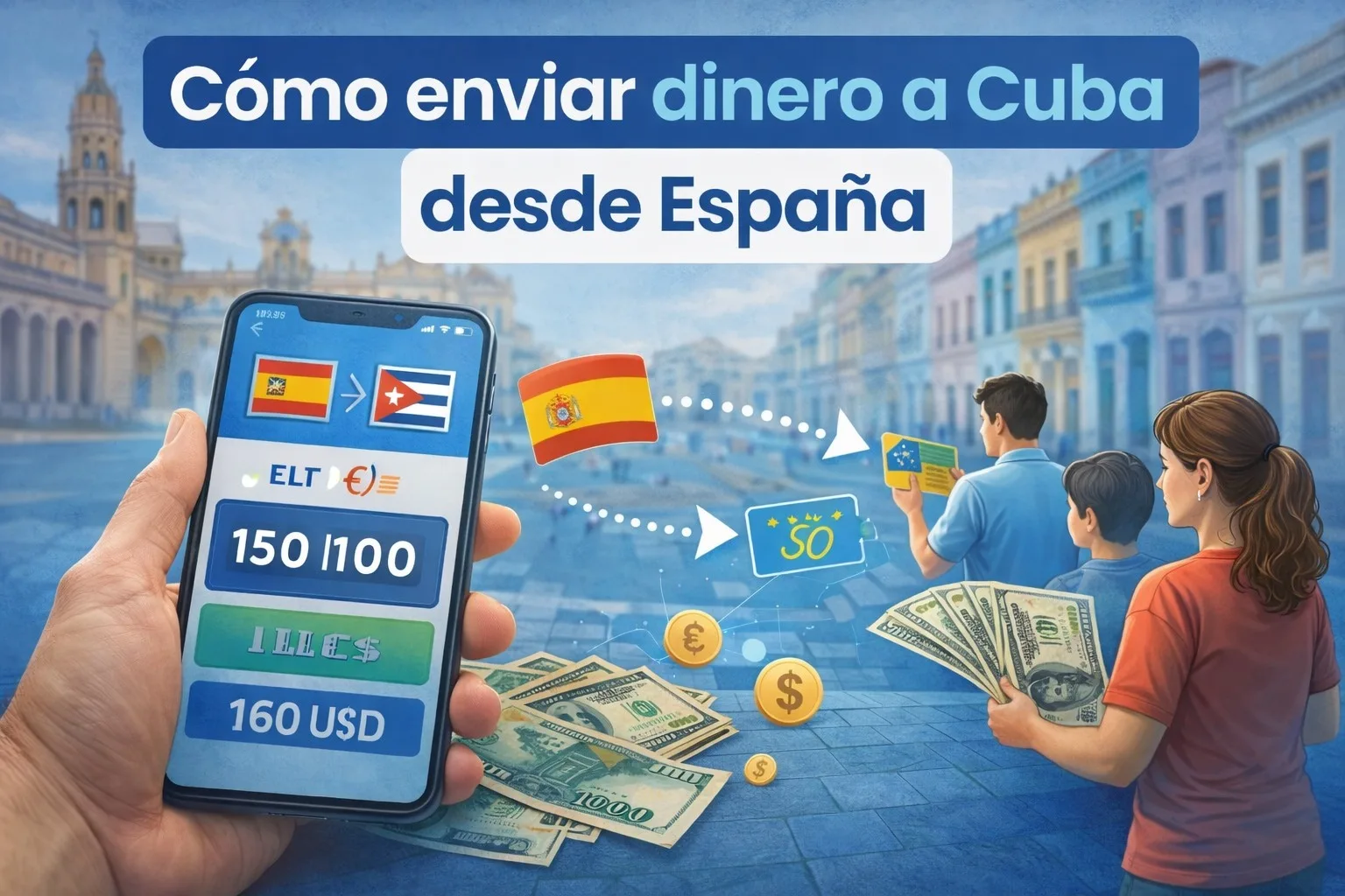 Como enviar dinero a Cuba desde España